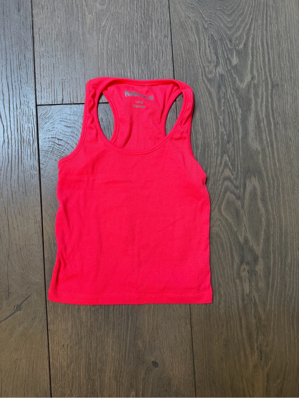 Katie J NYC Girls Neon Pink Racerback Tank